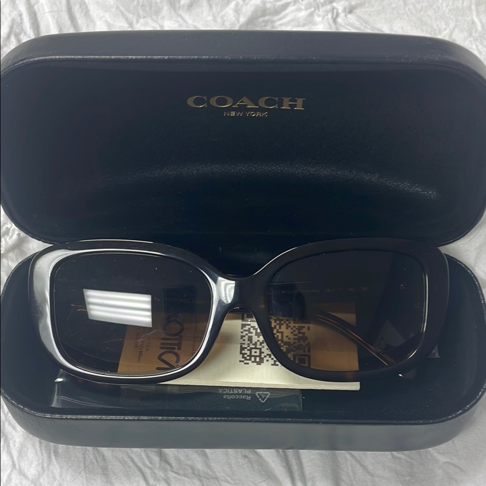 Coach Brown Sunglasses with Protective Case